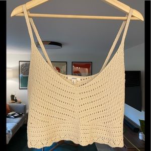 Ardene knitted crop tank